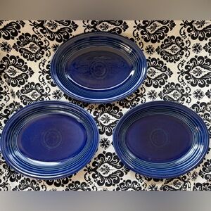 Set of 3 Fiestaware Platters